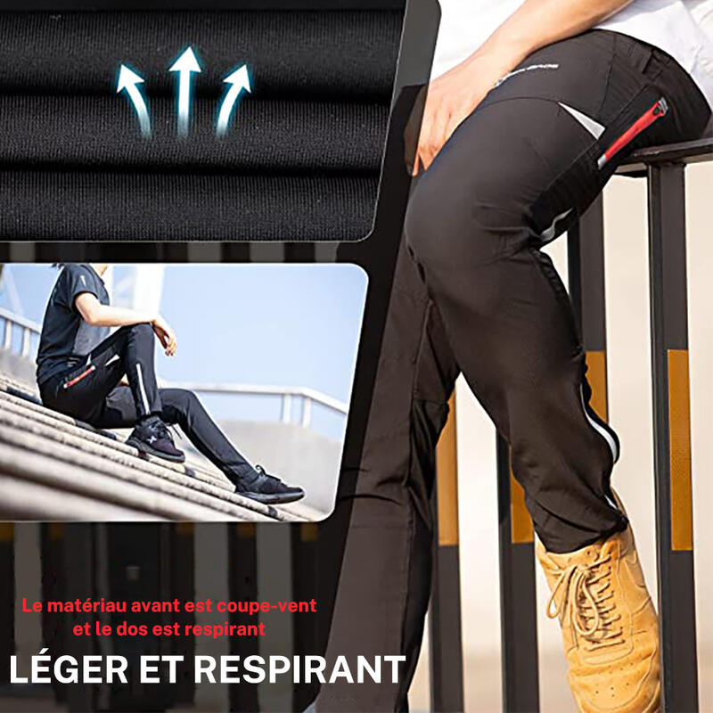 Pantalons de cyclisme Unisexe Coupe-vent Vêtement d'extérieur Vélo VTT Randonnée