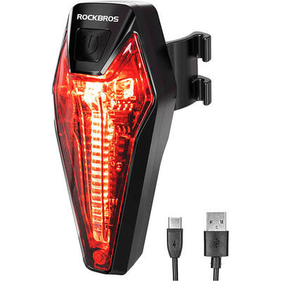 Fietslamp usb oplaadbaar achterlicht stvzo ipx5