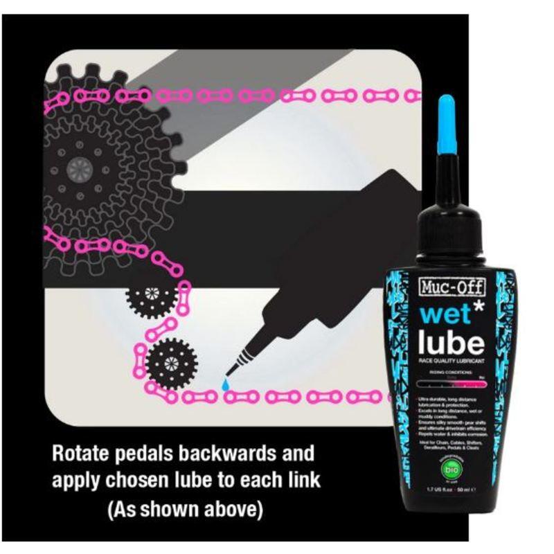 Lubrifiant - Muc-Off bio pour chaîne 120ml humide - vélo, triathlon & trekking 3/3