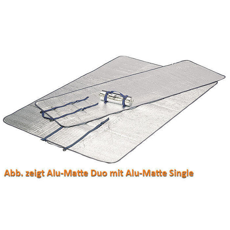 Mata High Peak Alu Mat Duo podwójna 190x120cm srebrna 41095