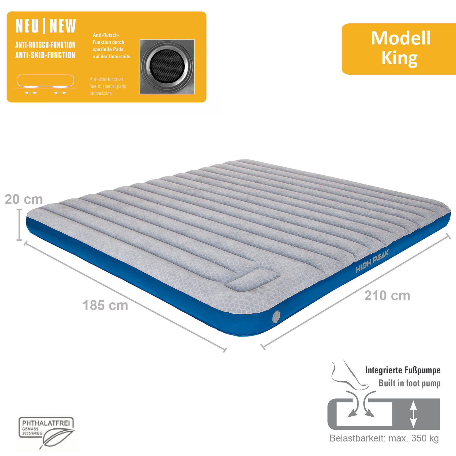 EMME Q-Max 0,5 Coperta rinfrescante traspirante per letto king size