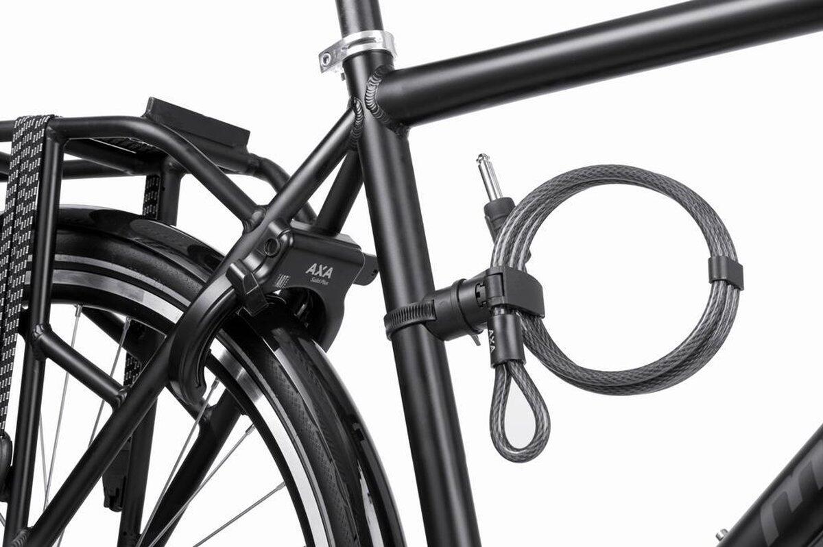 AXA RLE 150cm Slotkabel voor Fietsen - Zwart 4/6