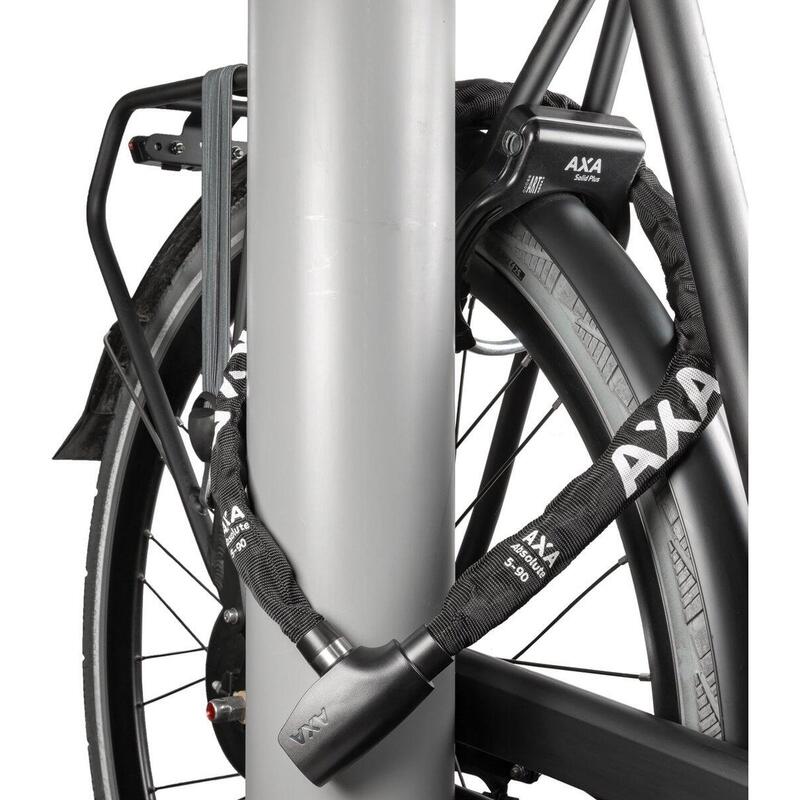 Lanț antifurt - Antifurt pentru biciclete - 110 cm - 5 mm - Negru