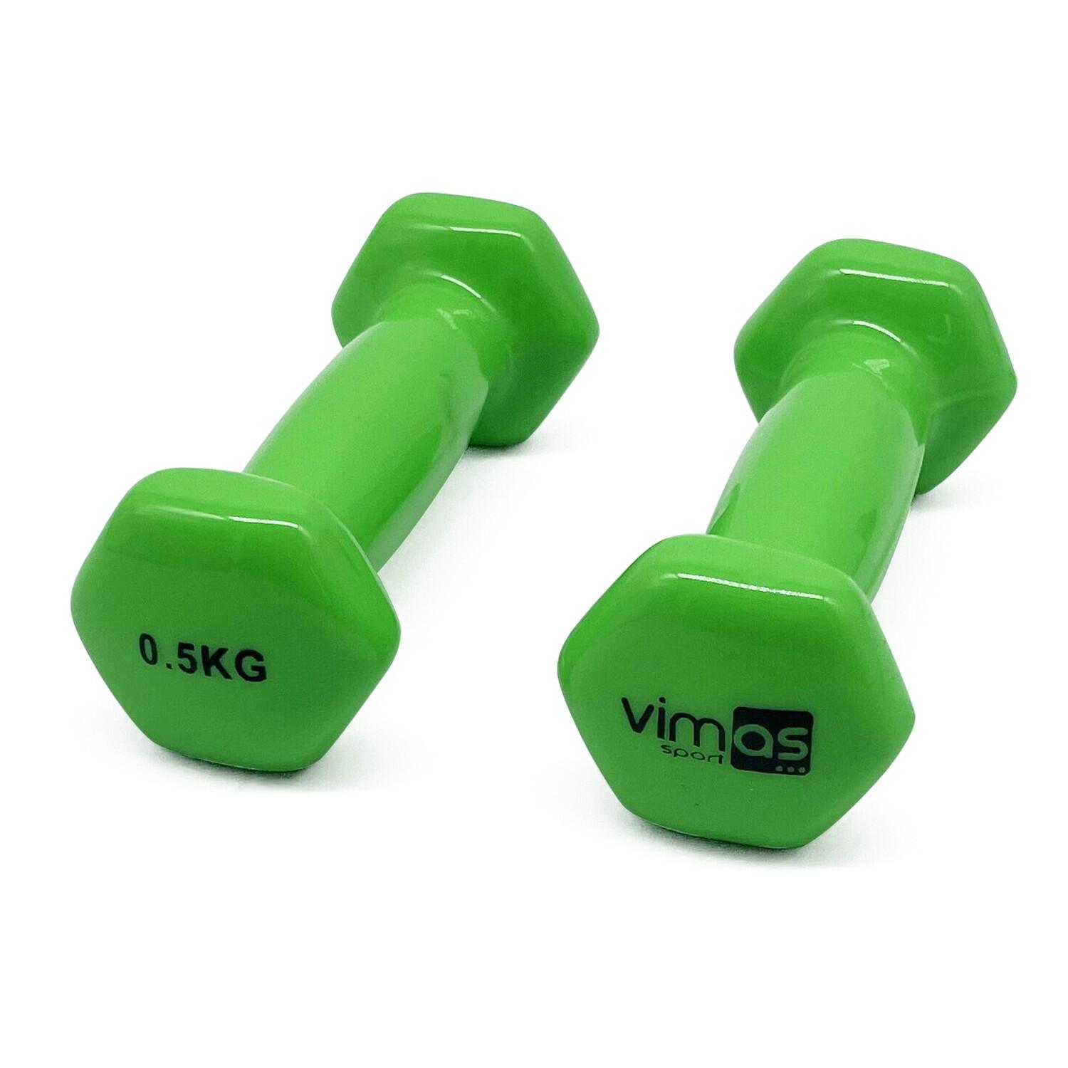 VIMAS SPORT PESAS DE VINILO 0,5 kg. Set 2 unid.