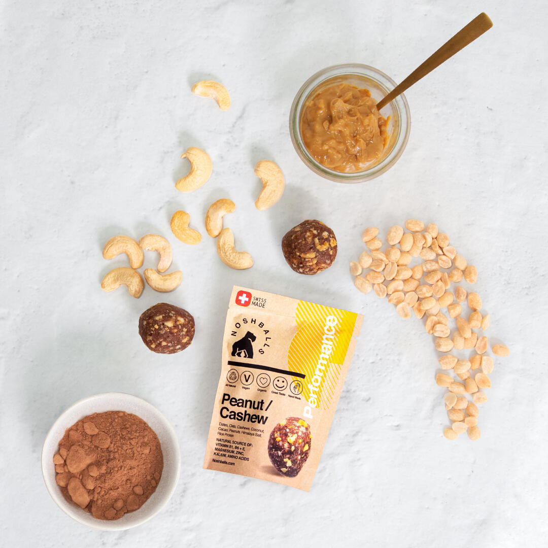 DISPLAY BOX 20 Stück PERFORMANCE  Peanut/Cashew 3/5