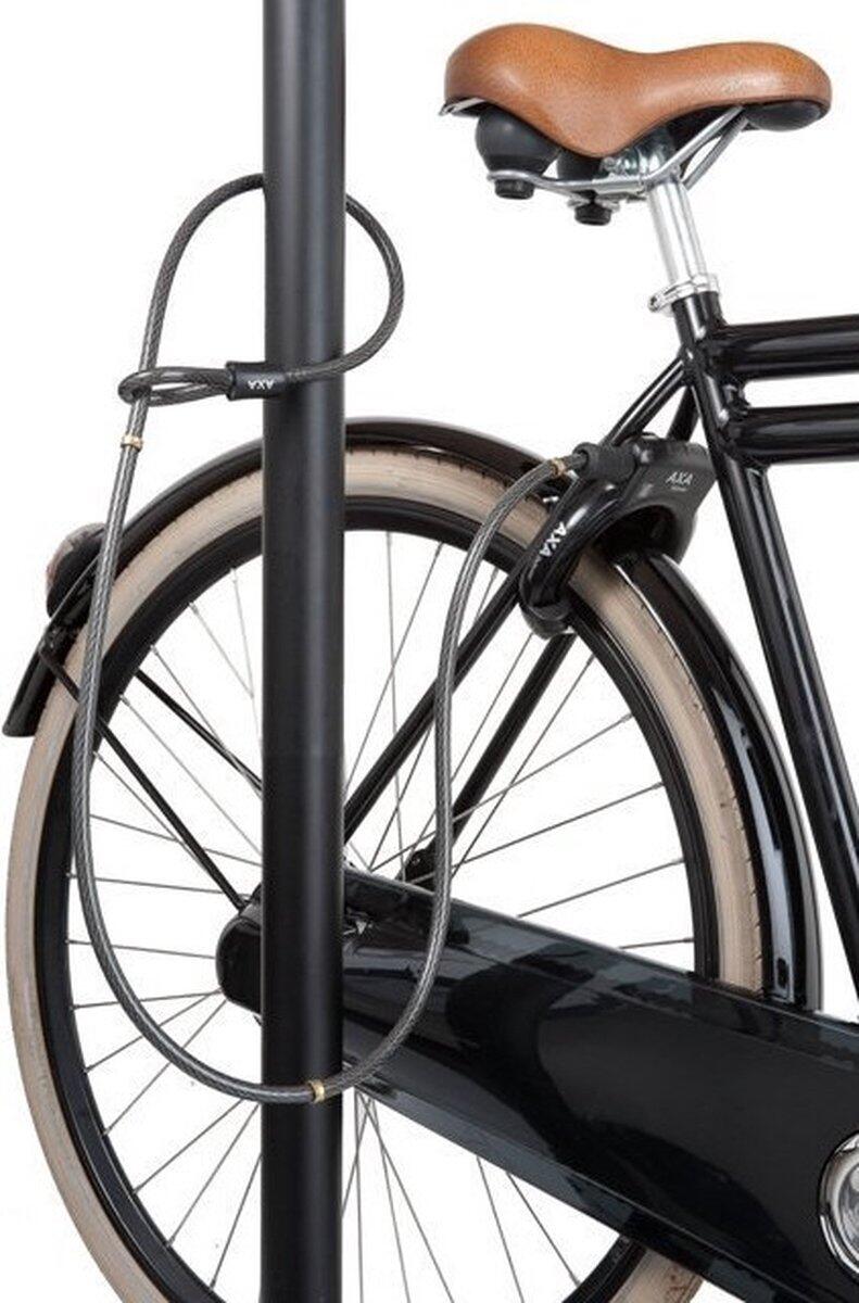 Antivol câble vélo à boucle pour fer à cheval Axa-Basta Plug 4/5