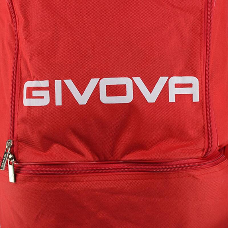 Mochila Zaino Sport Big Givova em nylon vermelho