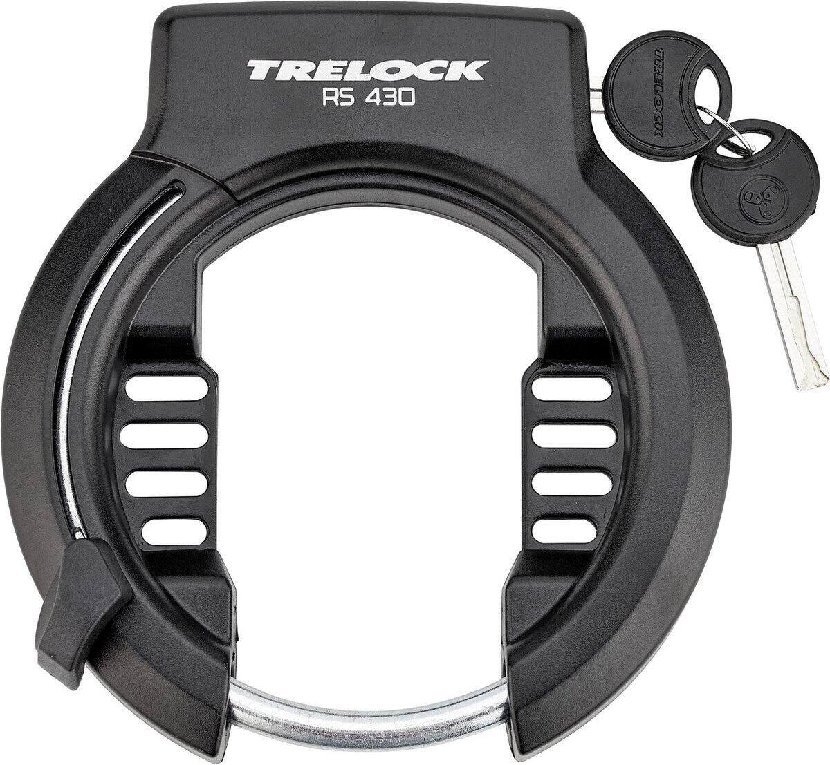 Trelock antivol de cadre RS430 AZ + chaîne, housse, clé amovible, noir 4/7