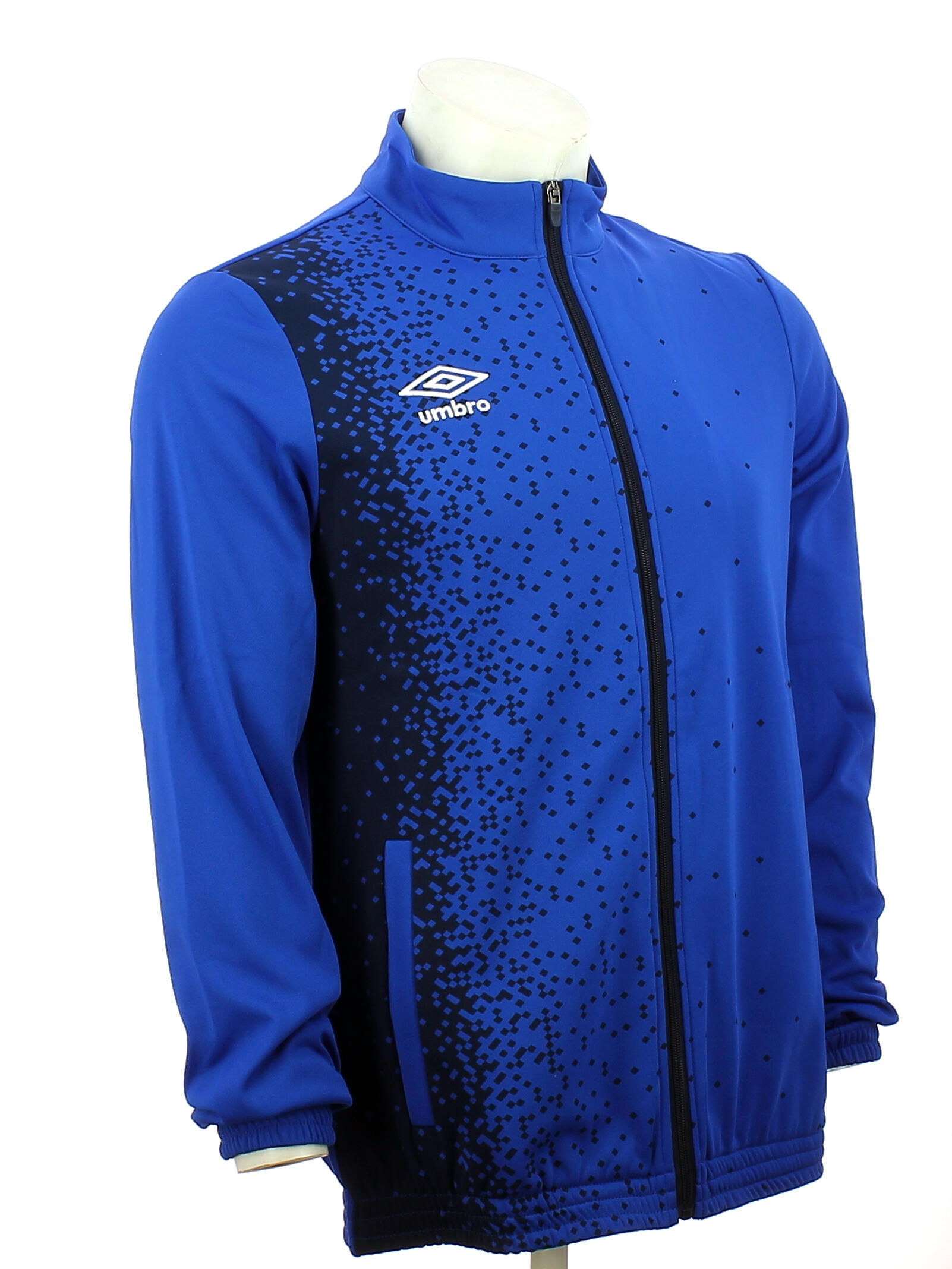 Felpa Uomo Umbro Zip Blu 570360 2/2