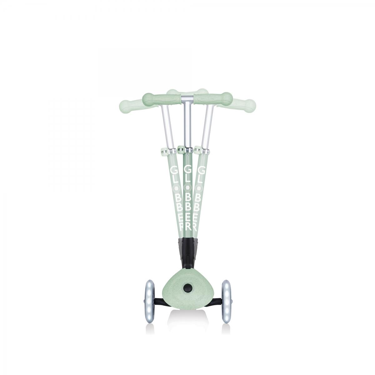 Trottinette 3 roues JUNIOR FOLDABLE LIGHTS ECOLOGIC - Vert Pistache 3/7