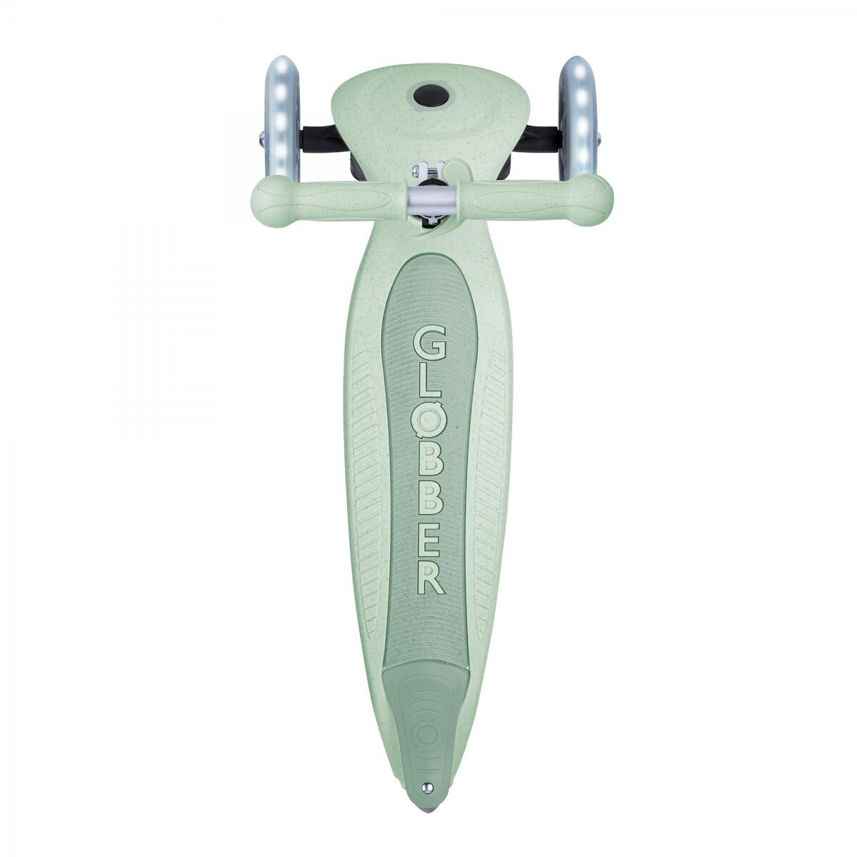Trottinette 3 roues JUNIOR FOLDABLE LIGHTS ECOLOGIC - Vert Pistache 4/7
