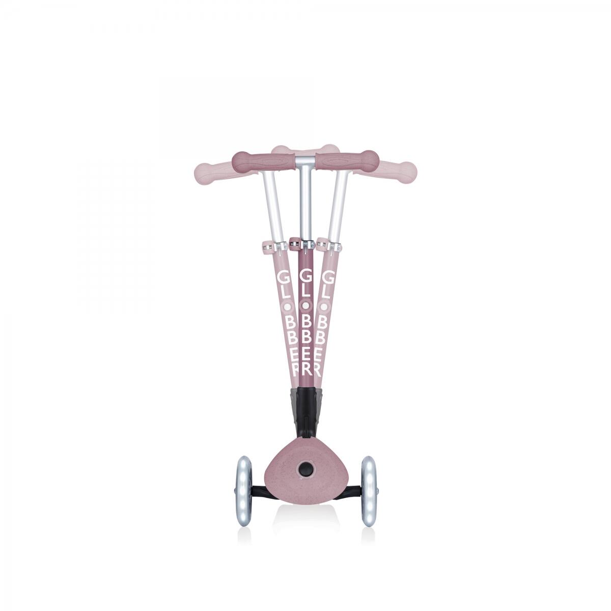 Trottinette 3 roues JUNIOR FOLDABLE LIGHTS ECOLOGIC - Rose Berry 3/7
