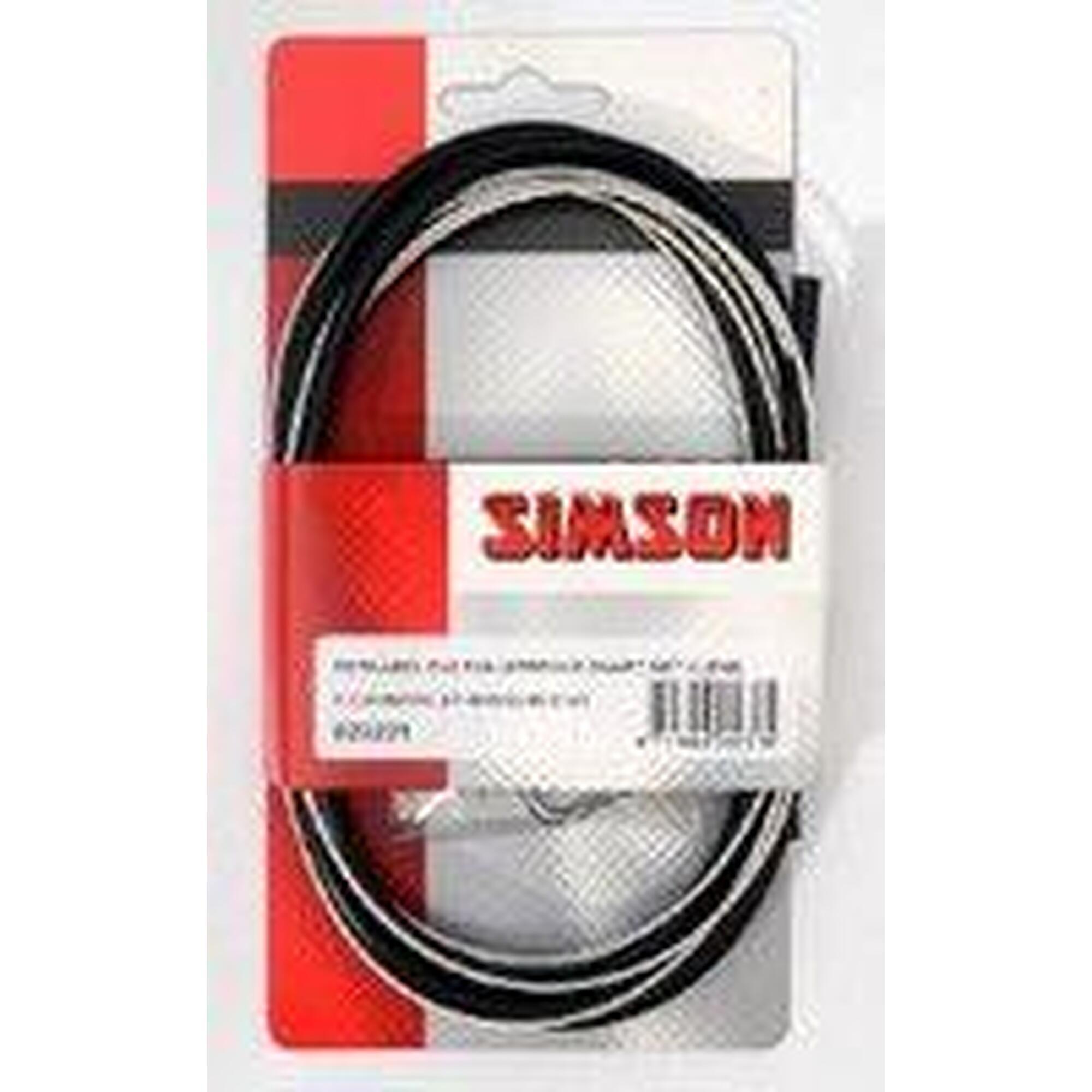Zestaw Linek Hamulcowych Ze Stali Nierdzewnej Shimano Rollerbrake Czarny