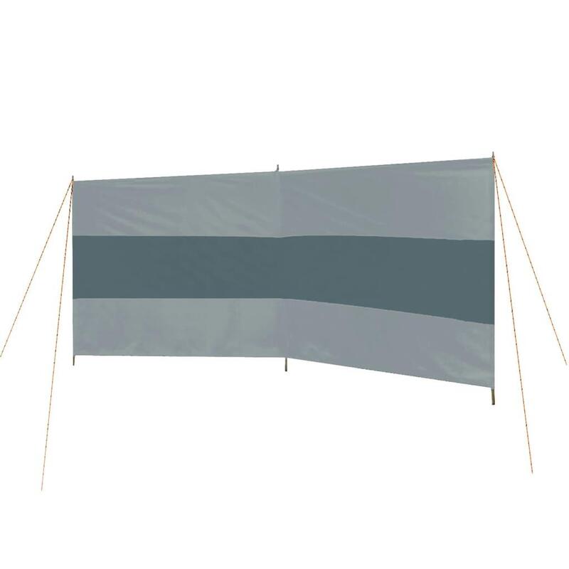 Bo-Camp - Windscherm (tent) - Brendan - 2-Vaks - 3.35 x 1.2 Meter - Grijs