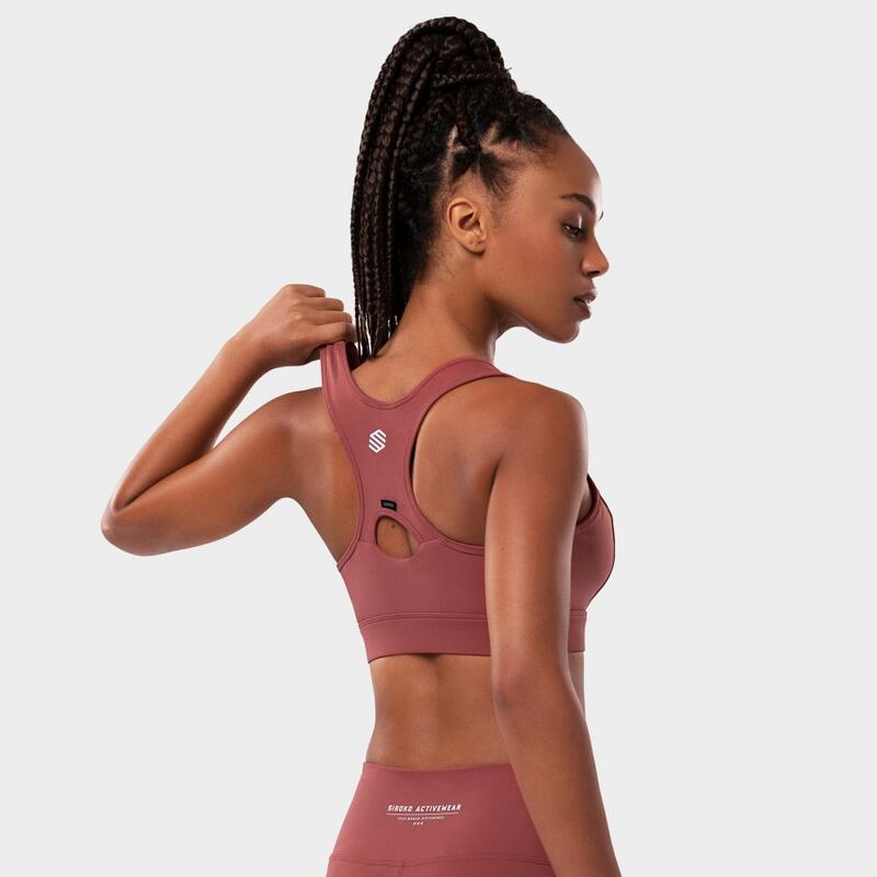 Brassière sport Fitness Femme Effort Ocre