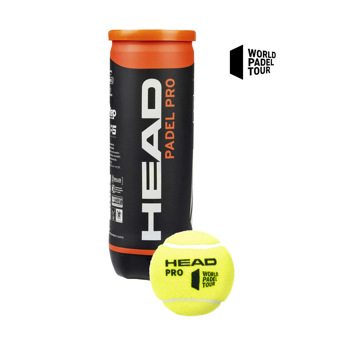 Head - Balles De Padel Head Pro X3 - Balle De Padel - Jaune - Taille Unique - Decathlon