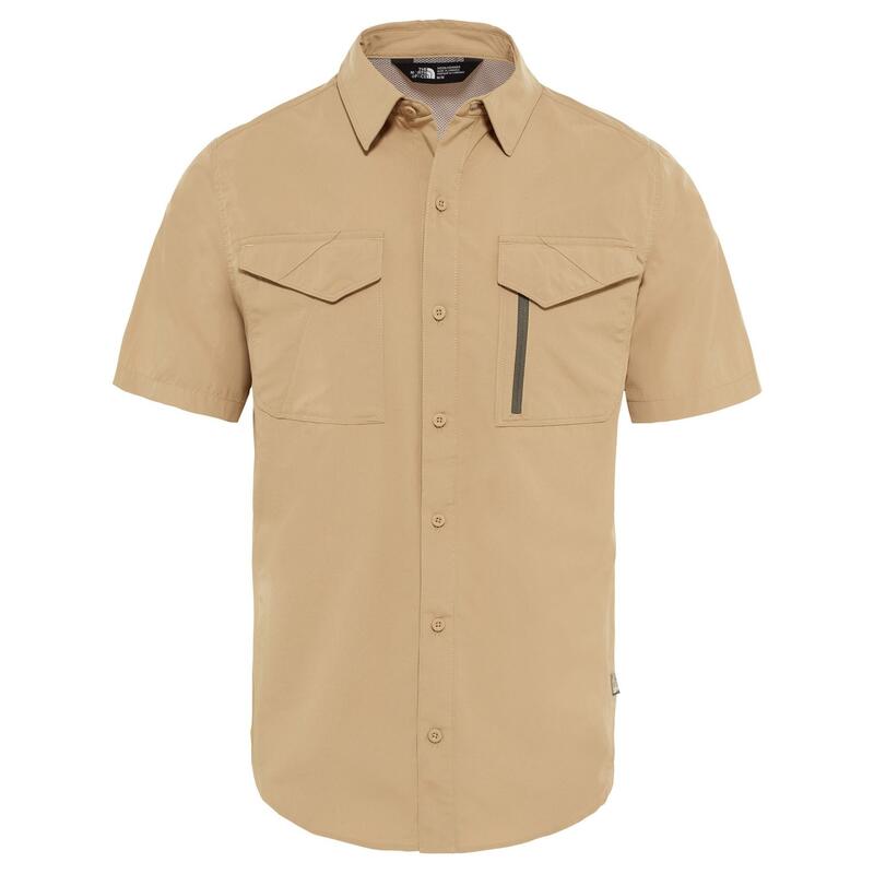 Roupa de caminhada para homem - Camisola S/S Sequoia -Kelp Tan