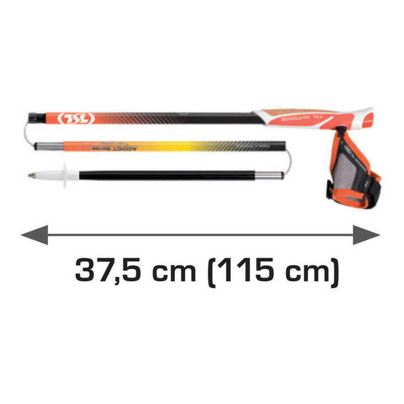 Bâtons de Trail TSL Trail Carbon 4 -120 cm - Ultra Cross