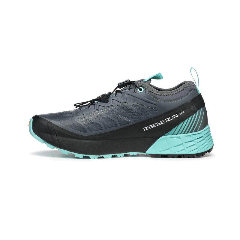 Calçado de trail para mulher - SCARPA Ribelle Run GTX W - Antracite/Azul