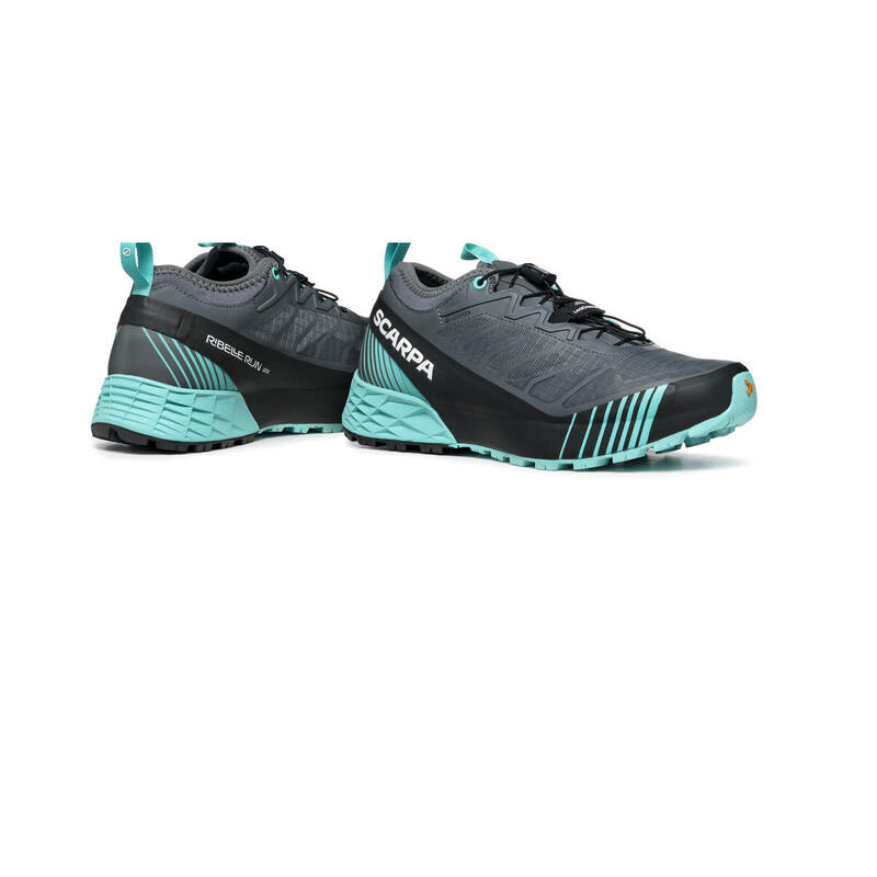 Calçado de trail para mulher - SCARPA Ribelle Run GTX W - Antracite/Azul