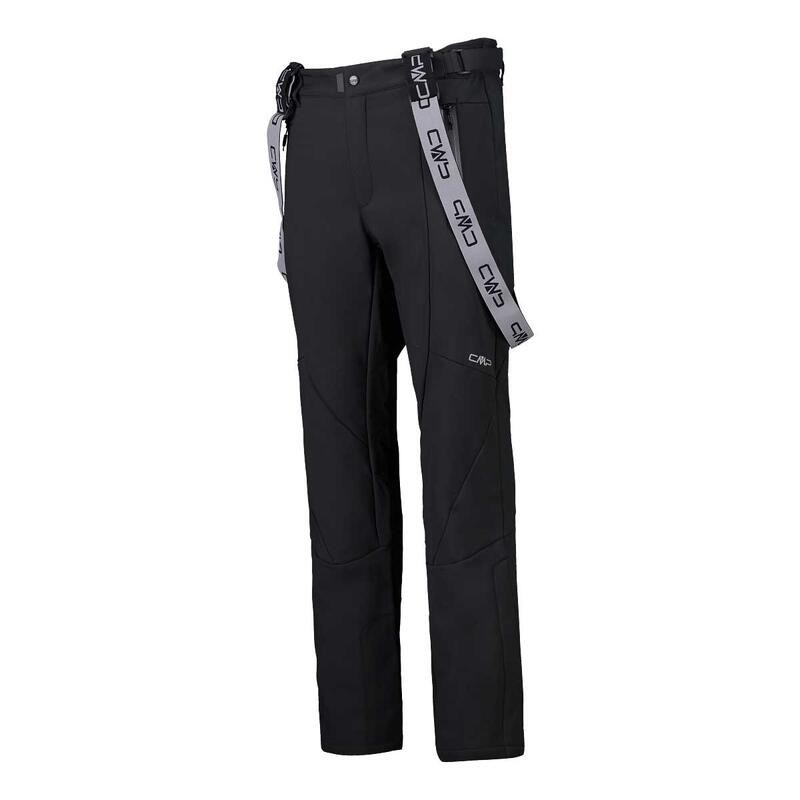 Pantalones De Nieve Hombre - CMP Man Ski Salopette Soft Shell - Black