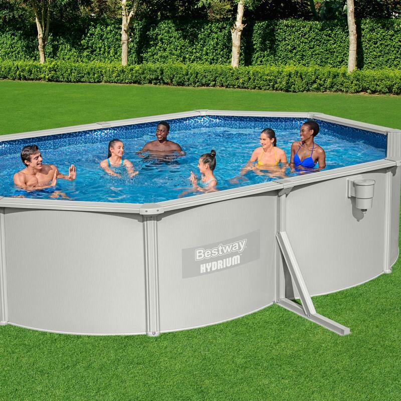 BESTWAY Piscine acier hors sol ovale Hydrium 500 x 360 x 120 cm