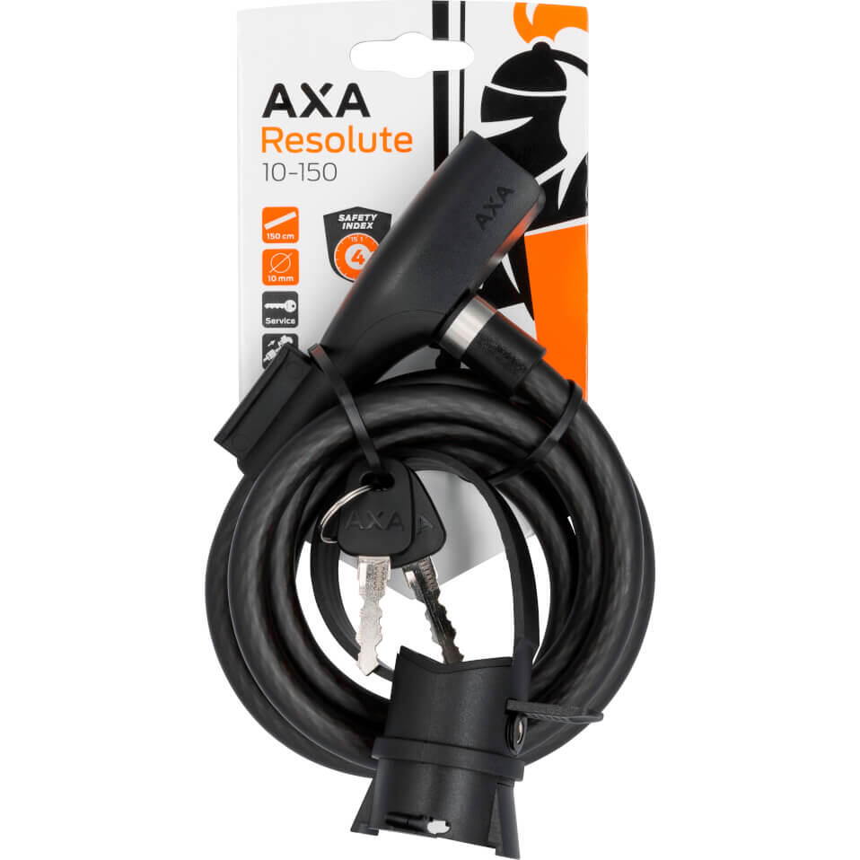 AXA Kabelschloss Resolute 150/10 Länge 150cm, Ø10mm, schwarz 5/5