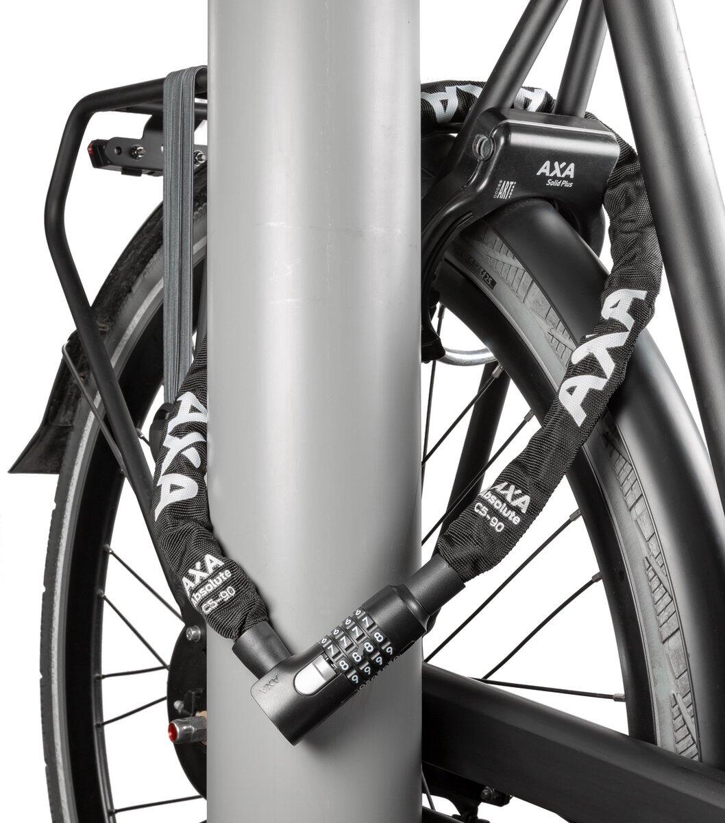 Veilig en stijlvol kettingslot met cijfercombinatie Absolute C5-90 90 cm zwart 4/5