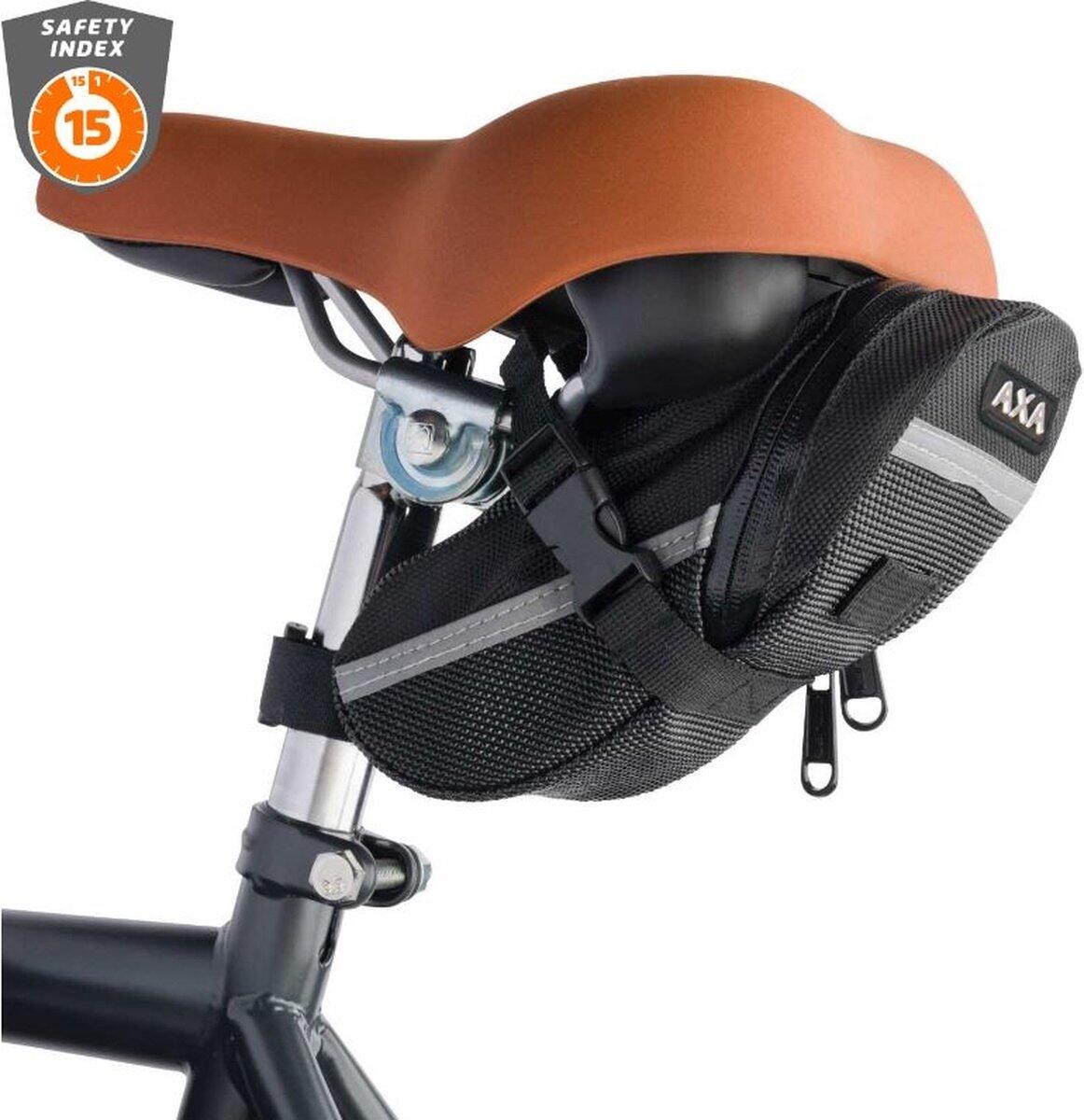 AXA Linq City 100 Antivol Chaîne – Acier Trempé 7 Mm, Longueur 100 Cm, Niveau 9/15, Gaine Polyester, 2 Clés, Vélo/Vélo Électrique