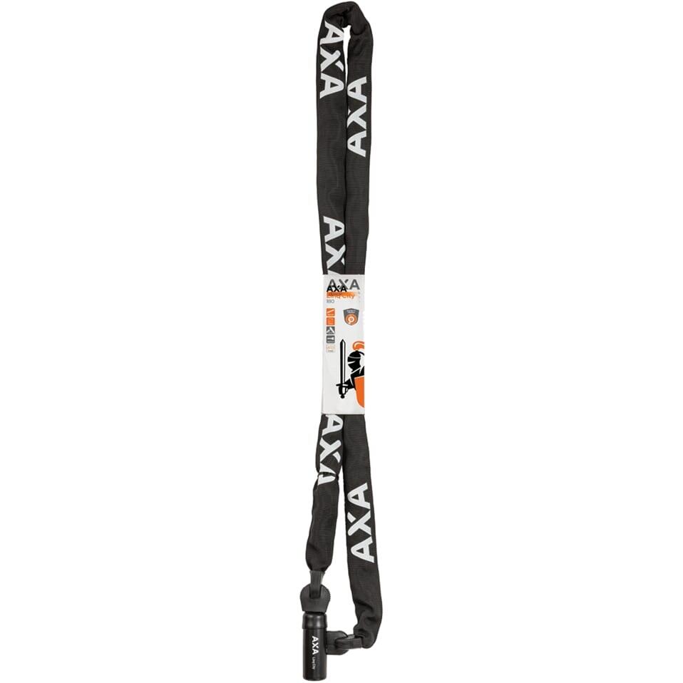 AXA Kettenschloss Linq 180 City Länge 180cm, Stärke 7mm schwarz 3/4