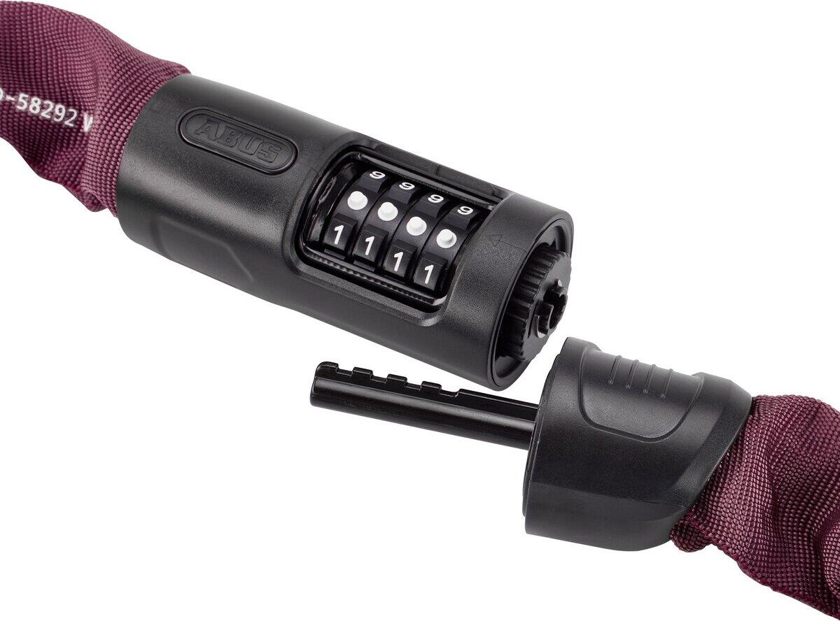 Abus kettingslot 8808C L 85 cm D 8 mm russet rood 4/4