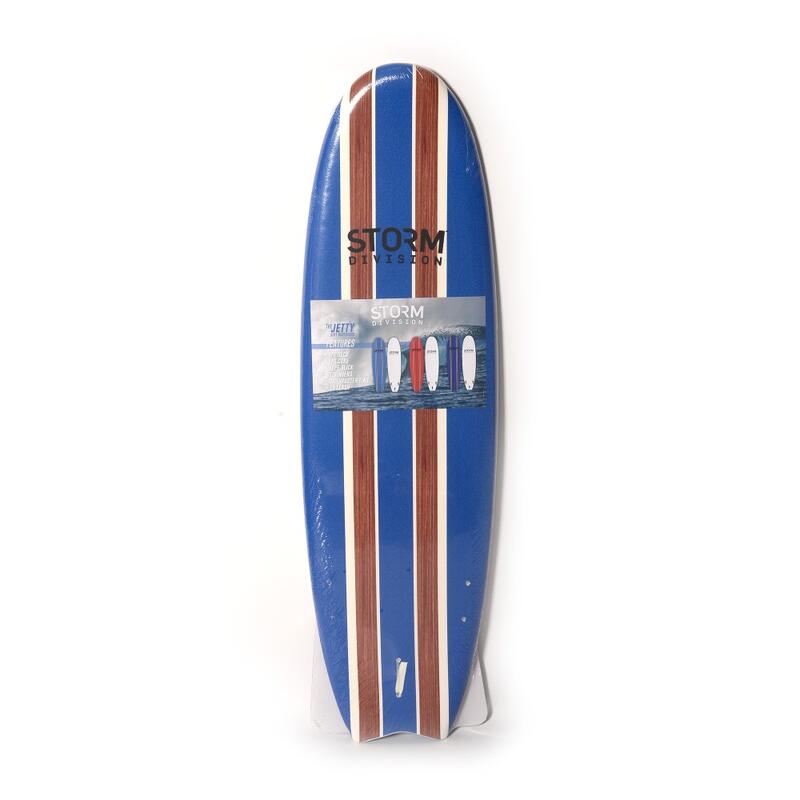 STORM DIVISION - Jetty Softboard - Tabla de surf de espuma - 5'8 - Azul oscuro