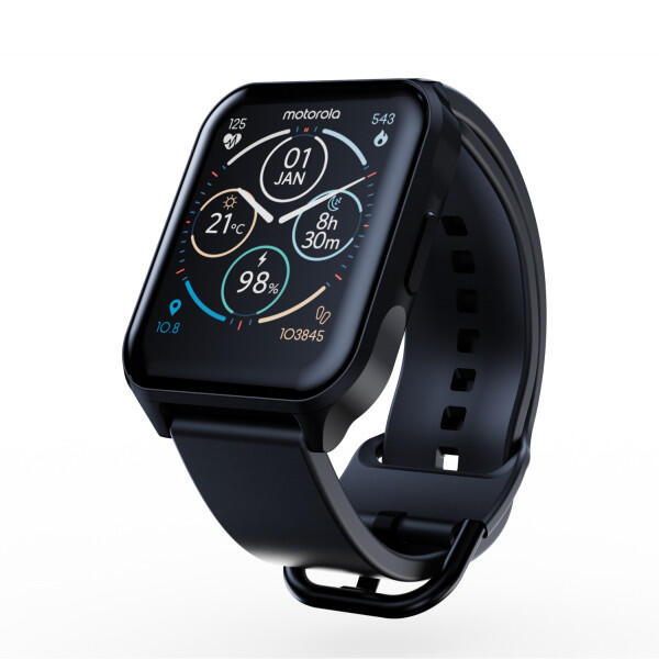 Moto Watch 70 Smart Watch - Black