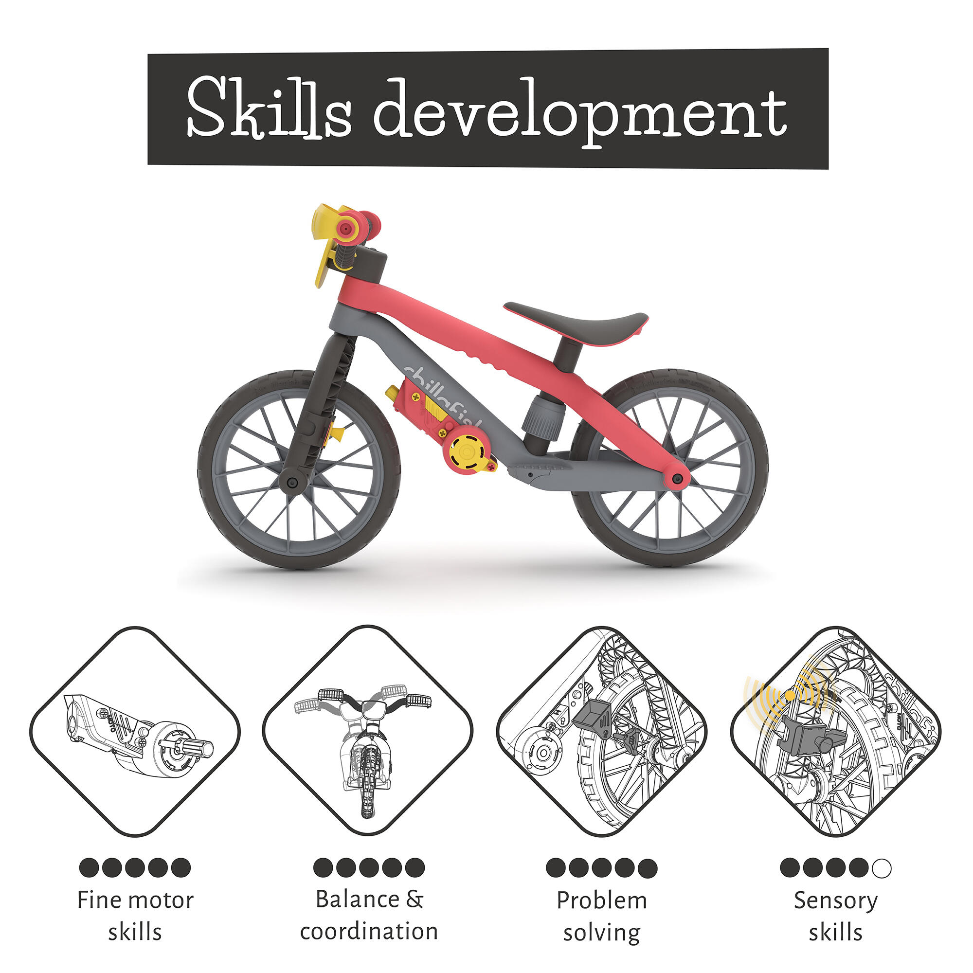 Chillafish BMXie MOTO la draisienne multi-fonctions de 2 à 5 ans 4/7