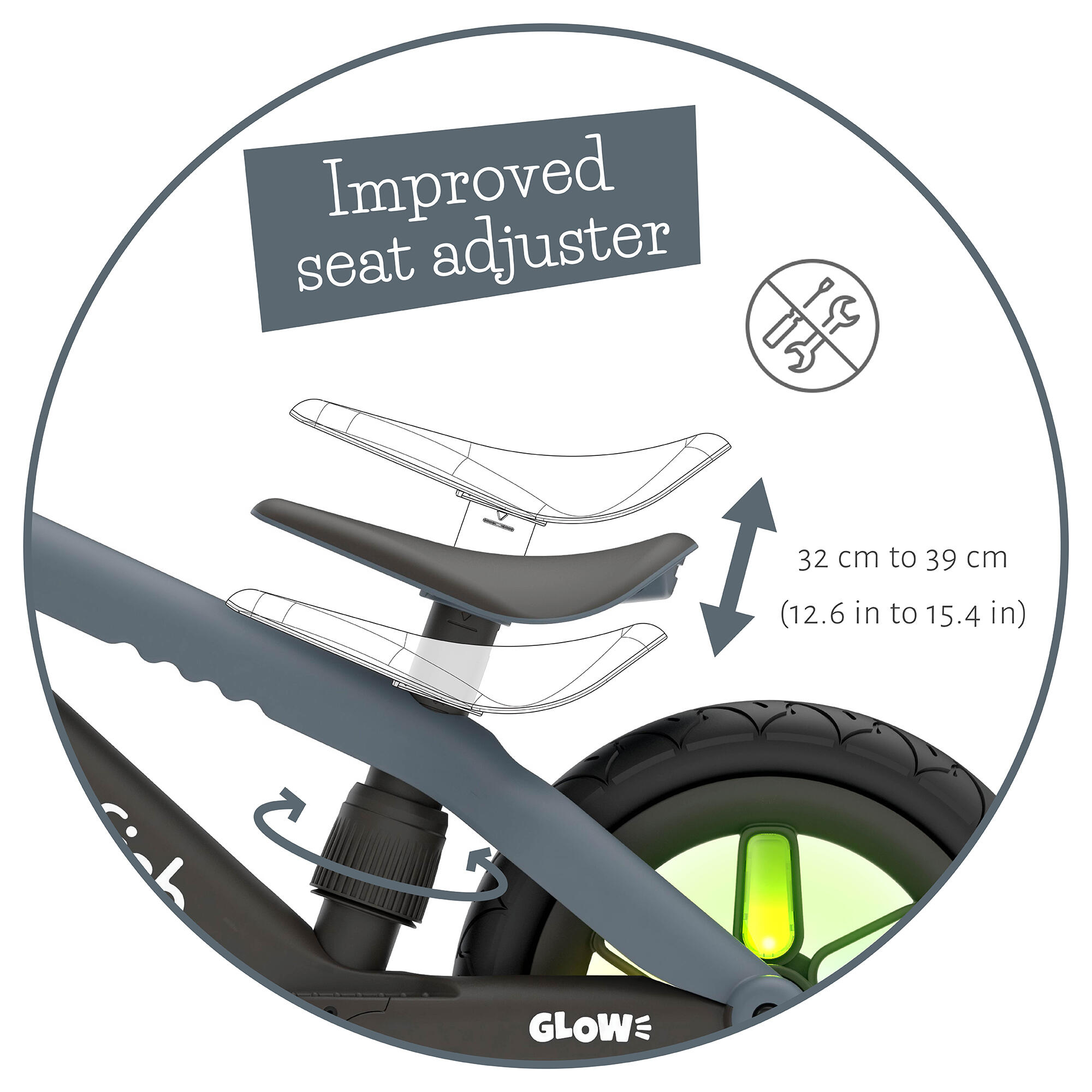 Chillafish BMXie Glow, avec des roues lumineuses LED 5/7