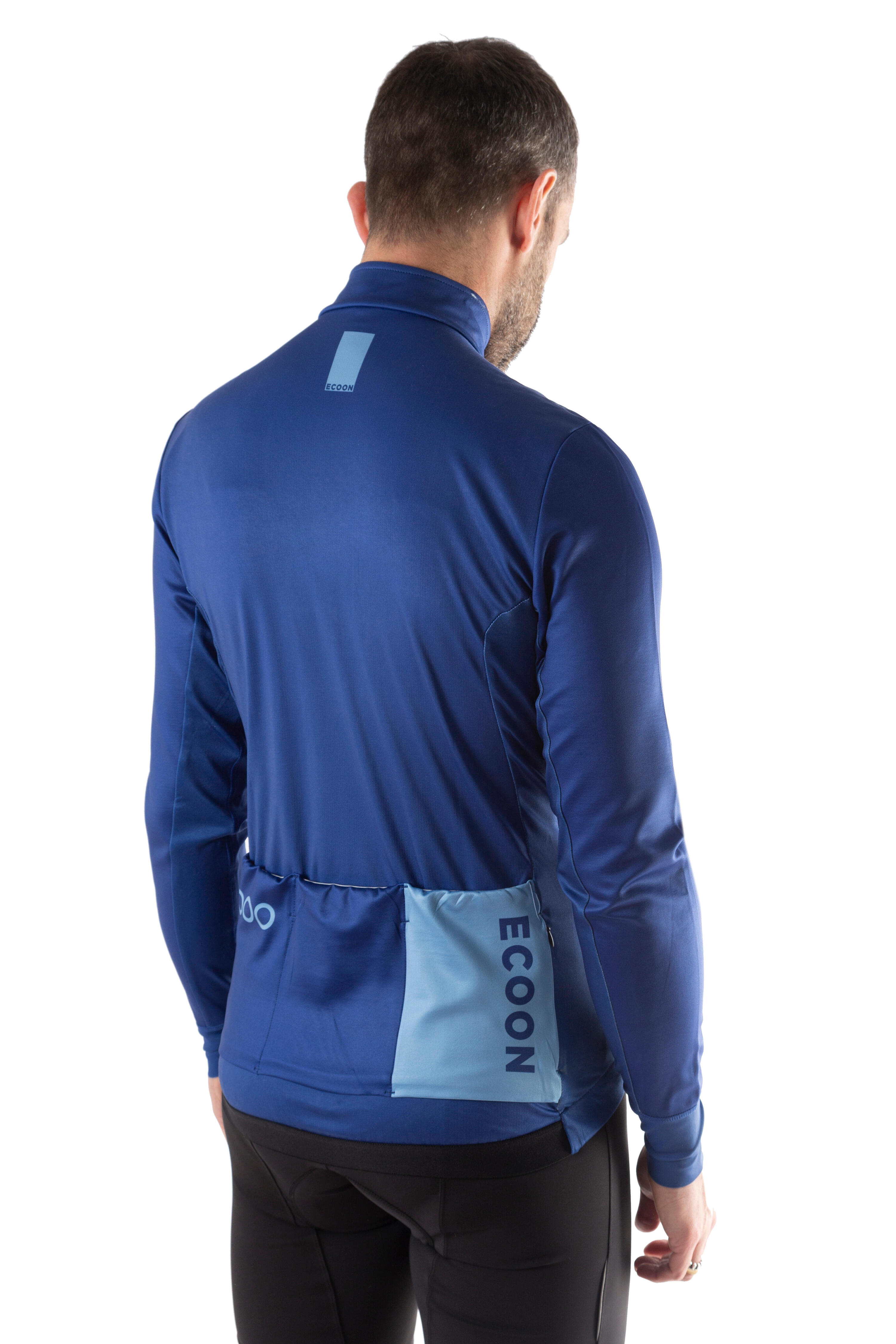 Maillot à manches longues ECOON modèle Mont Ventoux couleur bleu 5/7