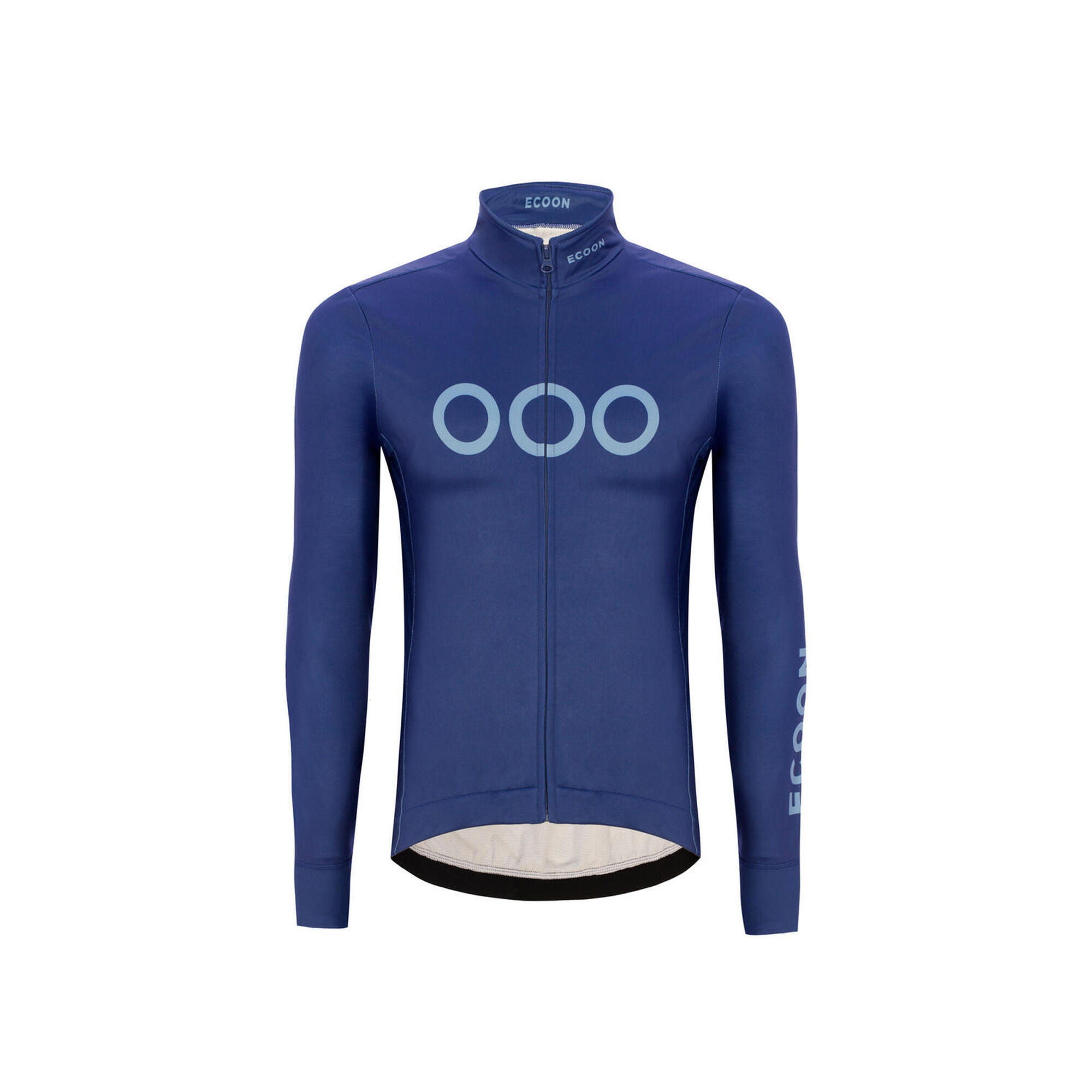Maillot à manches longues ECOON modèle Mont Ventoux couleur bleu 1/7