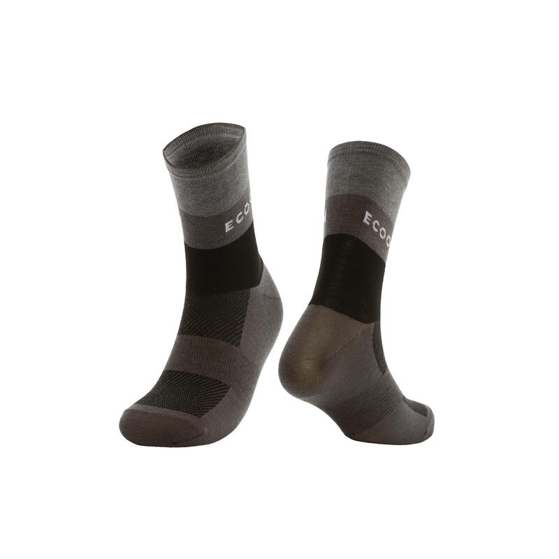 Chaussettes de cyclisme unisexe ECOON Marsous Noir