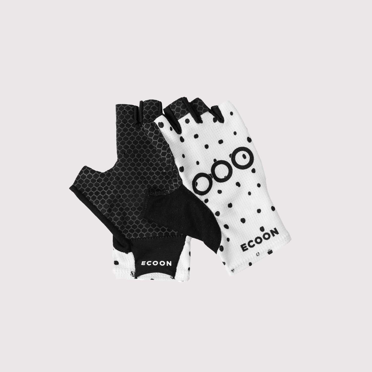 Gants de cyclisme ECOON modèle Ventoux couleur blanc 2/7