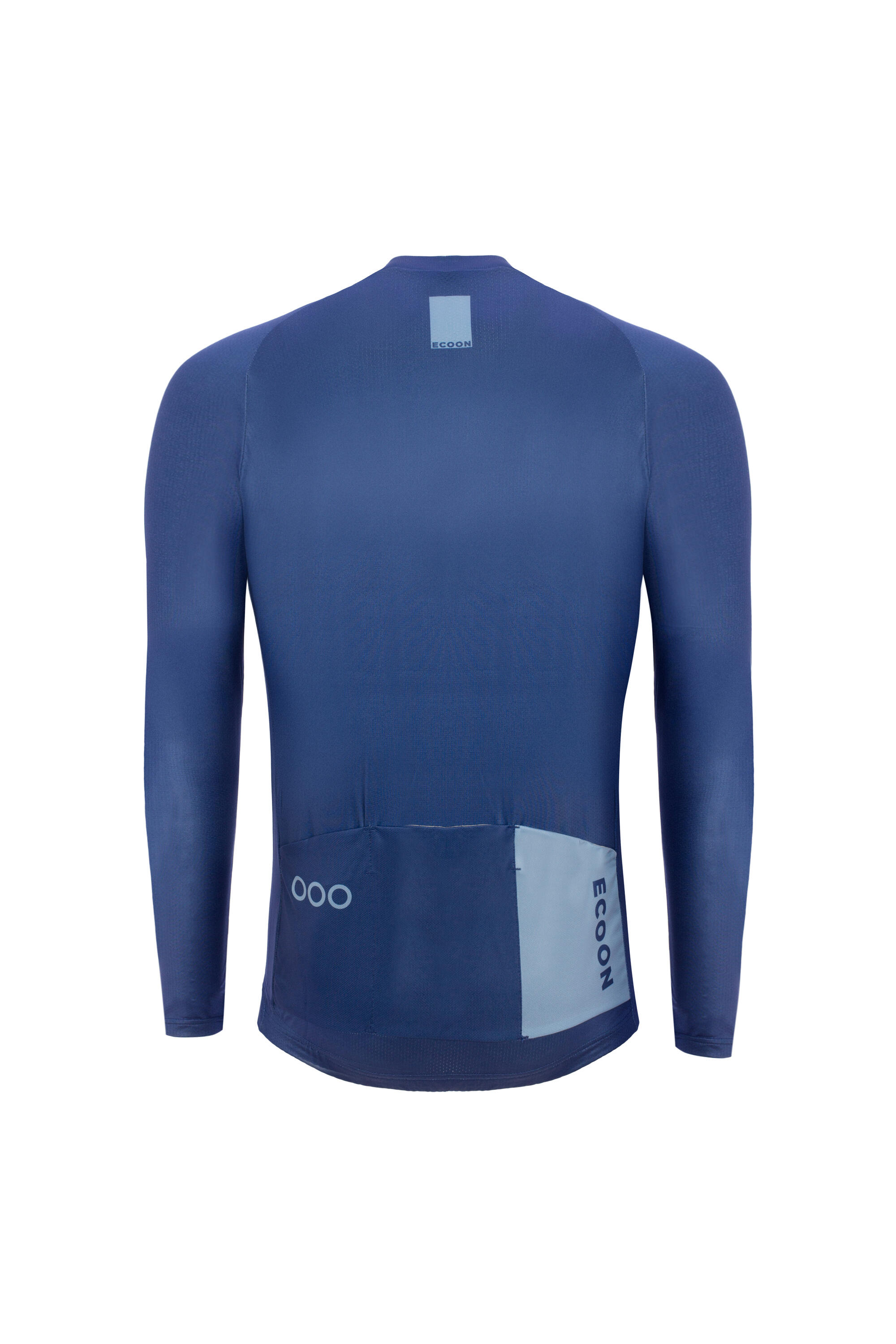 Maillot à manches longues ECOON modèle Tourmalet Homme couleur bleu 2/5