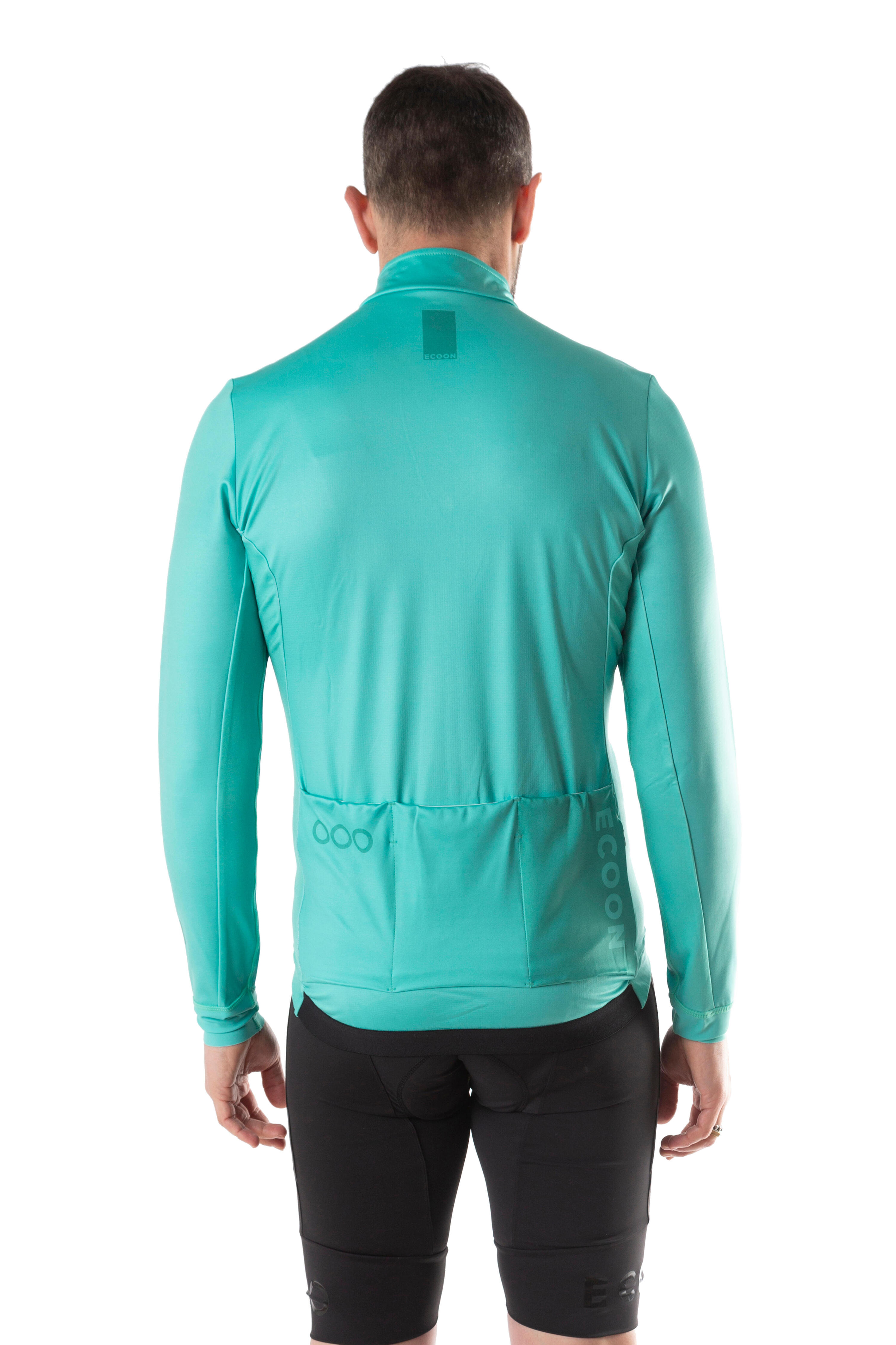 Maillot à manches longues ECOON modèle Mont Ventoux couleur turquoise 4/7