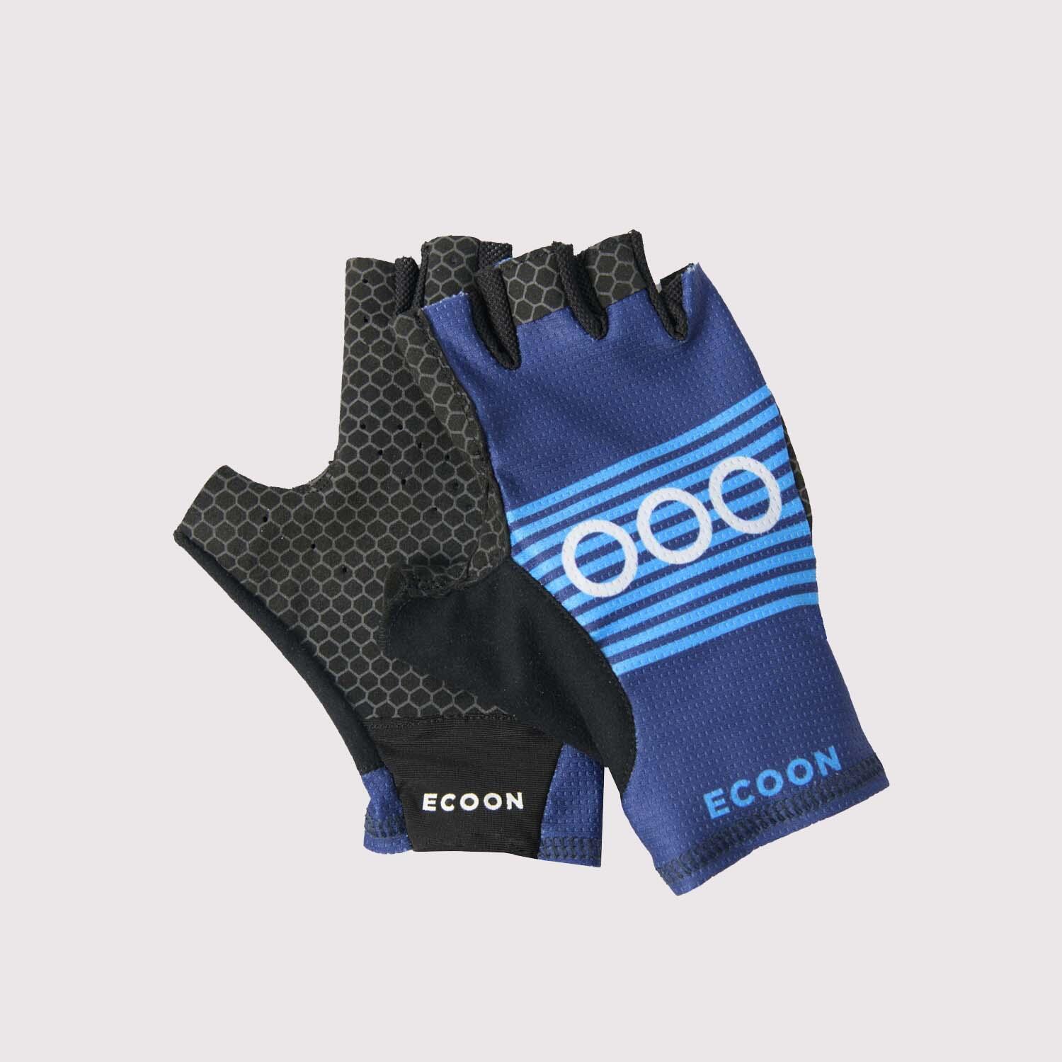Gants de cyclisme ECOON modèle Alpe couleur bleu 2/7