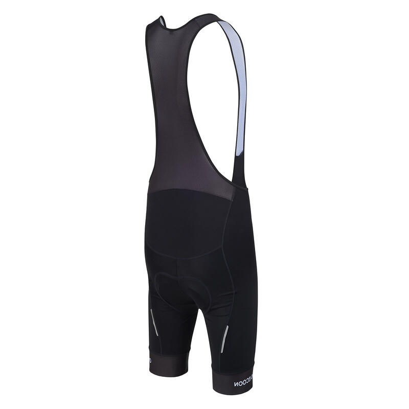 Cuissard à bretelles de cyclisme pour homme ECOON RACE PERFORMANCE Noir