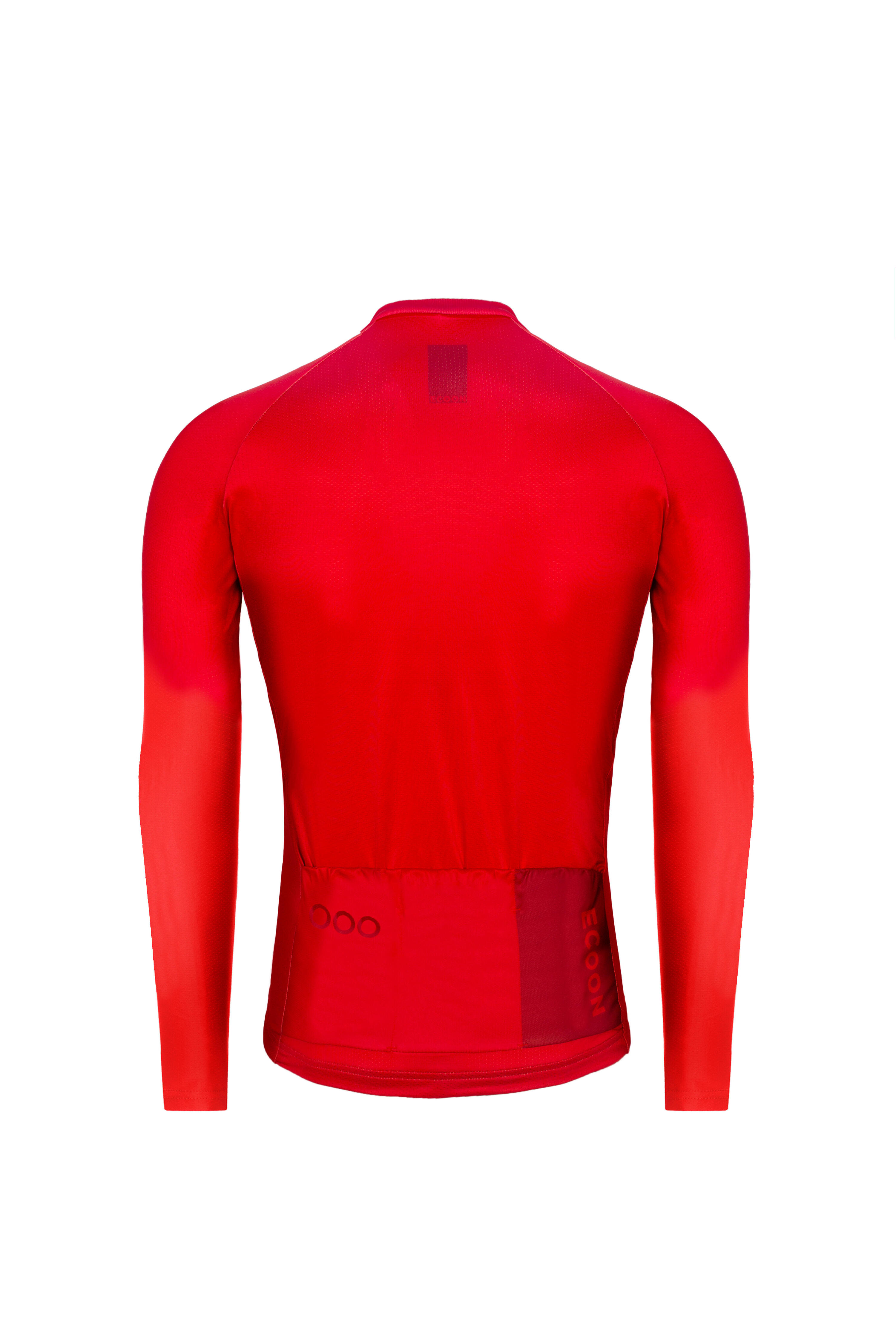 Maillot à manches longues ECOON modèle Tourmalet Homme couleur rouge 2/6