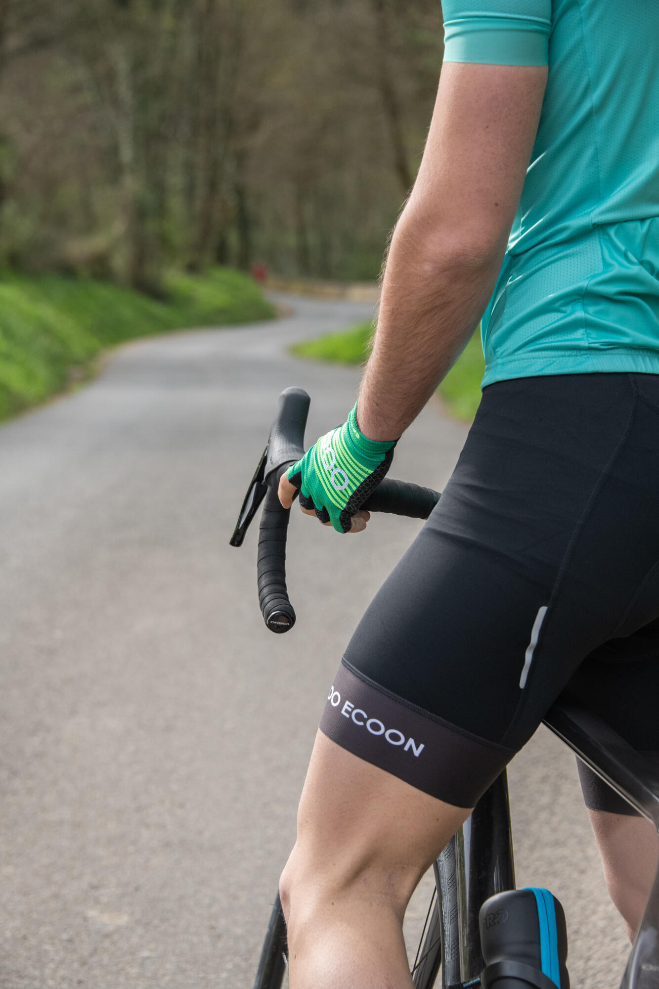 Gants de cyclisme ECOON modèle Alpe couleur Vert 3/7