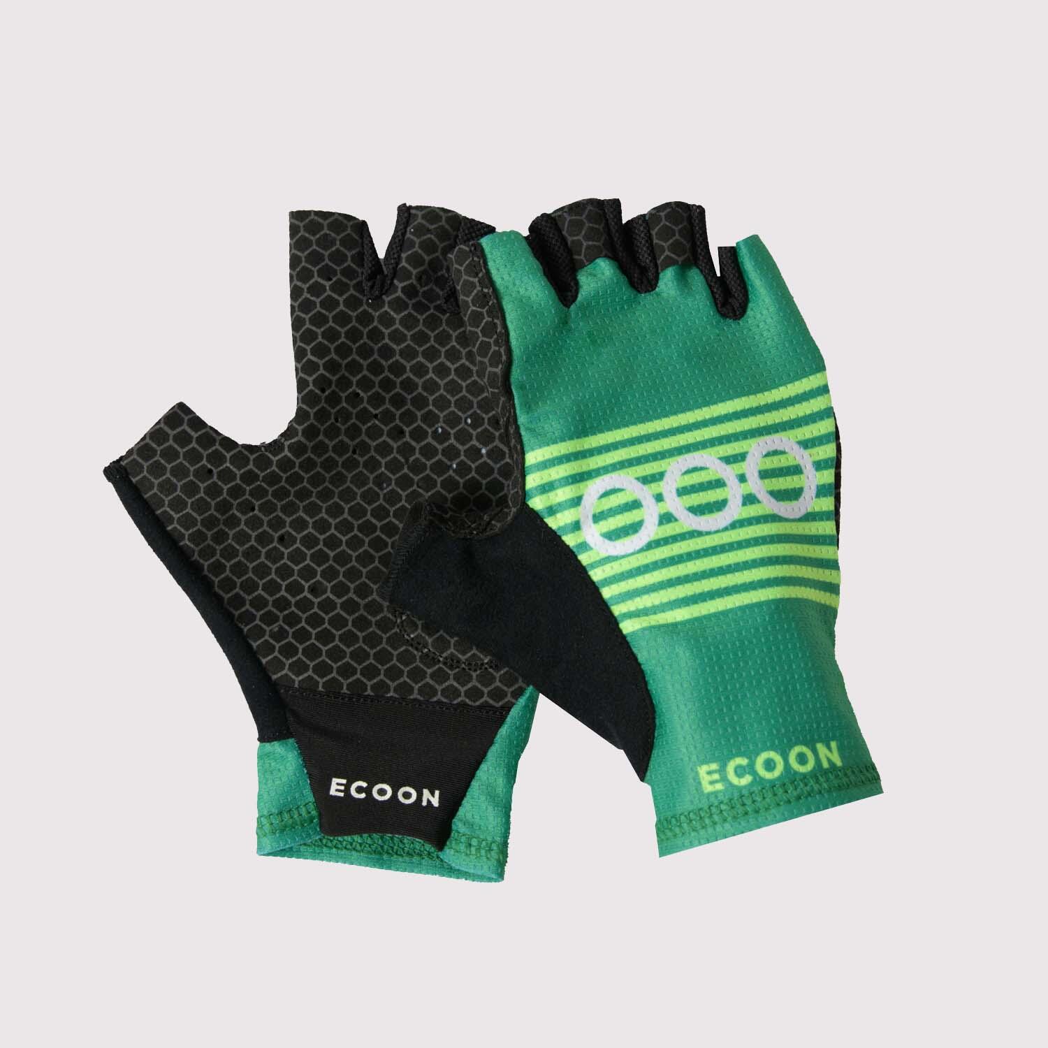Gants de cyclisme ECOON modèle Alpe couleur Vert 2/7