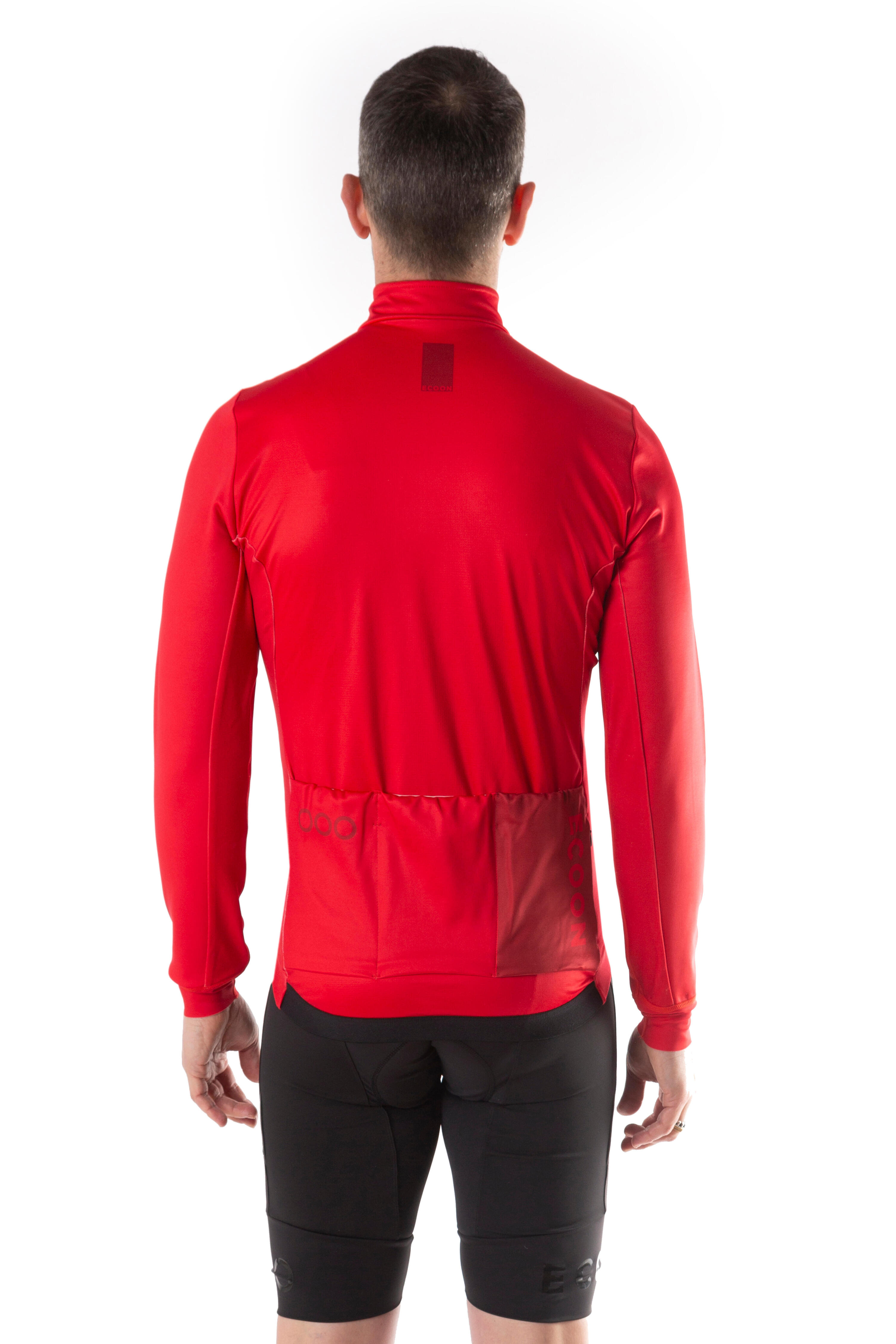 Maillot à manches longues ECOON modèle Mont Ventoux couleur rouge 4/6