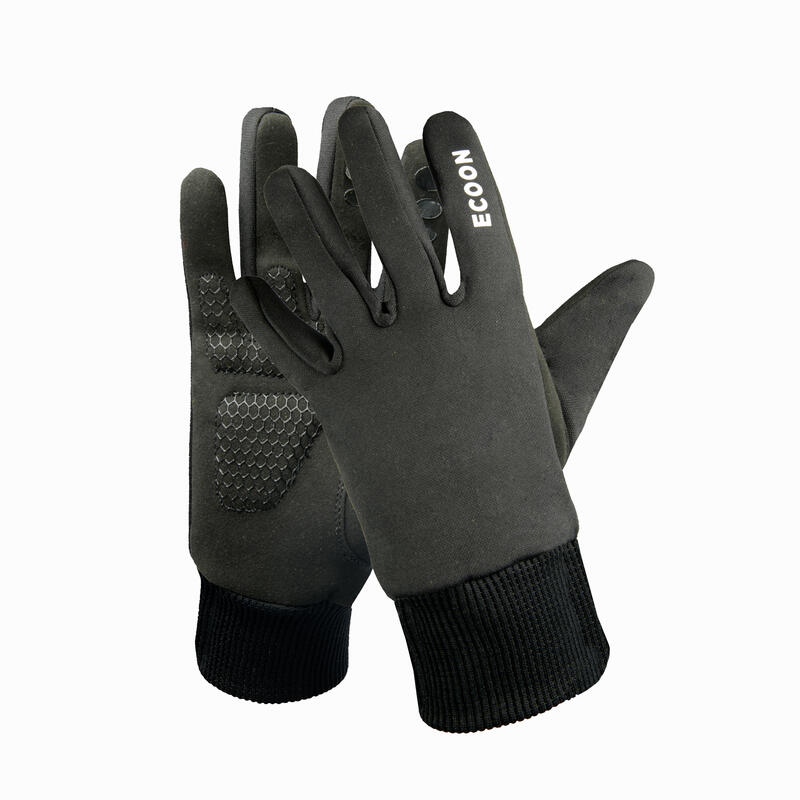 Gants  de vélo d'hiver unisexe ECOON Winter Gloves Noir