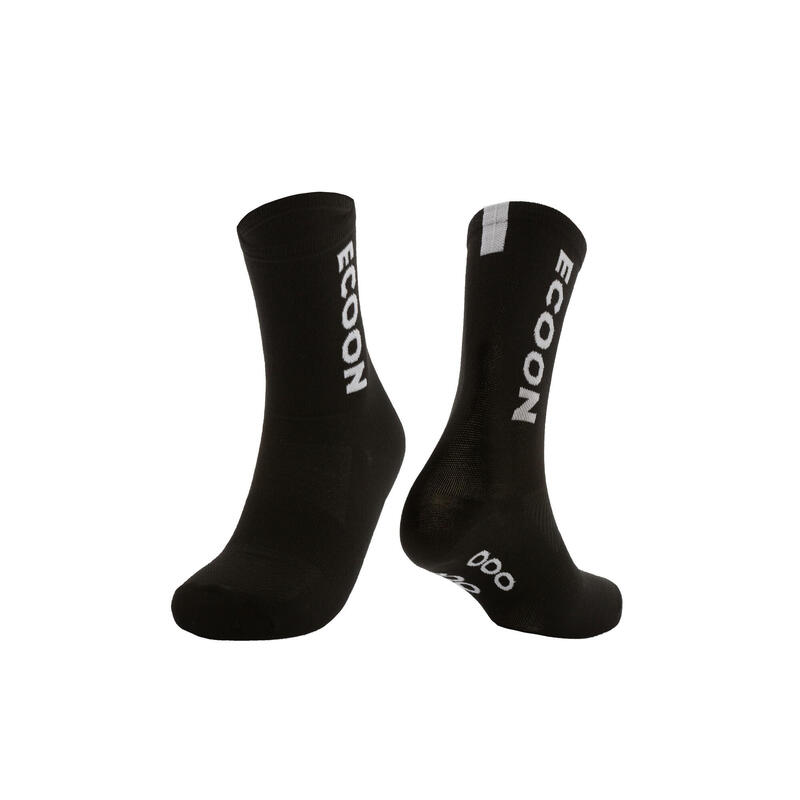 Chaussettes de cyclisme unisexe ECOON Izoard Noir