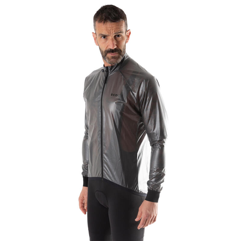 Coupe-vent de vélo pour homme ECOON Saint Gervais Noir